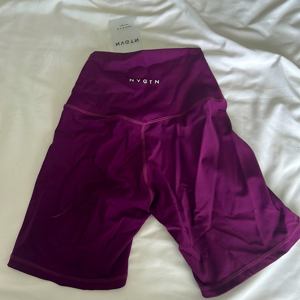 NVGTN XS Plum Signature 2.0 Shorts (NWT)
